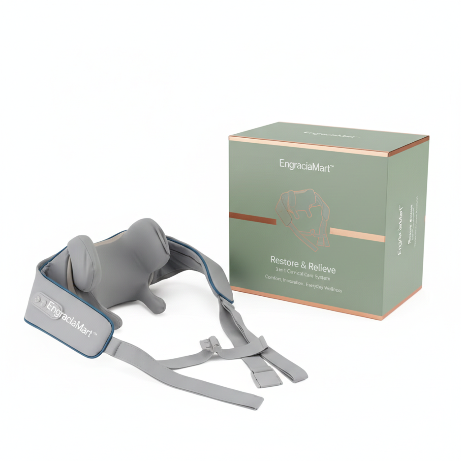 EngraciaMart™ Restore & Relieve: The 3-in-1 Cervical Care System